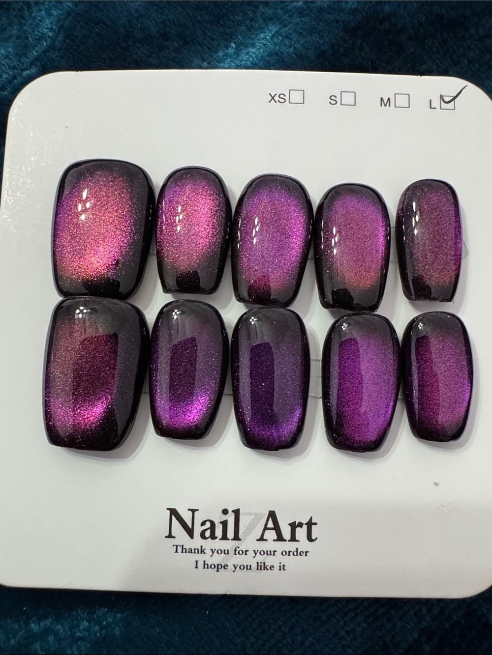 Galaxy Press-On Nail Set
